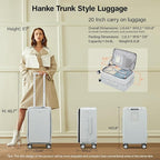Hanke 20 Inch Carry On Luggage - Image 2