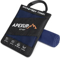 APEXUP Microfiber Travel Towel, Ultra Absorbent Quick Dry Towels, Lightweight by APEXUP