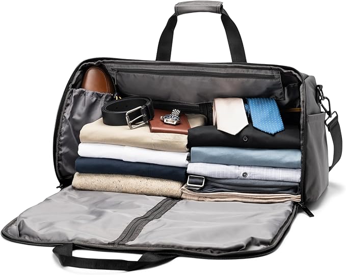 Halfday Convertible 2-in-1 Premium Garment Duffel Weekender Bag 45L | - Image 2