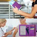 ZOPPEN Passport Holder Wallet, Passport Cover Travel Wallet Women Travel - Image 3