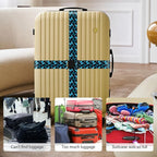 2 Pack Luggage Straps for Suitcases, Adjustable Travel Belt - Image 7
