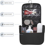 Hanging Toiletry Bag for Men VANCASE Vintage Leather Shaving Dopp Kit Medium - Image 3