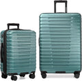 U.S. Traveler Boren Polycarbonate Hardside Rugged Travel Suitcase Luggage by USTraveler