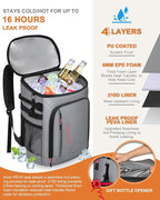 Capolo 36/45 Cans Cooler Backpack Insulated Waterproof - Image 4