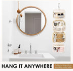 Travel Toiletry Makeup Bag for Women Hanging Toiletry Bag Cosmetic Organizer - Image 8