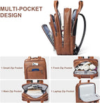 Shrrie 15.6" Laptop Backpack, Business Work Backpack Briefcase, Durable - Image 3