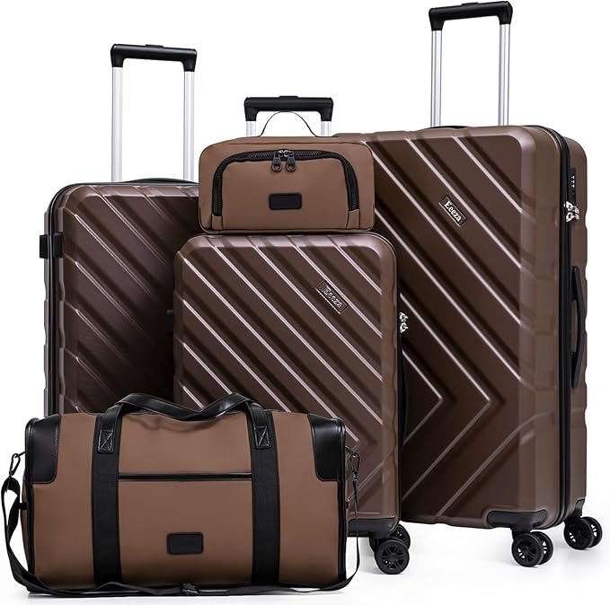Luggage Sets 5 Piece, Suitcases by Eeeza