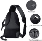 MOSISO Camera Sling Bag, DSLR/SLR/Mirrorless Camera Backpack Case Shockproof - Image 4