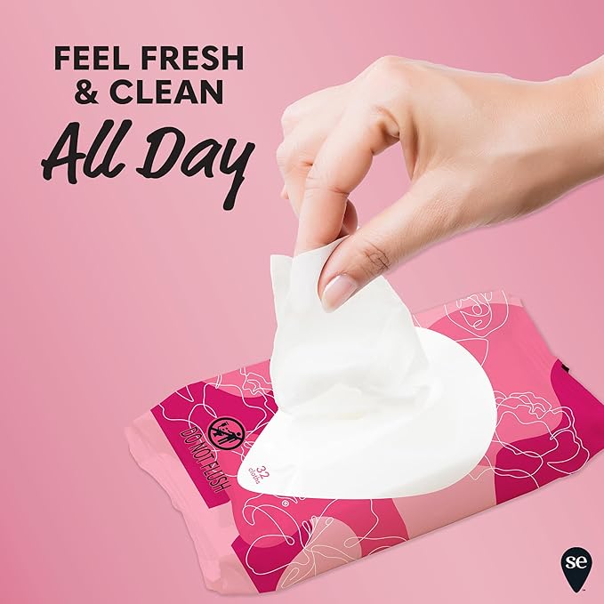 Summer's Eve Sheer Floral Daily Refreshing Feminine Wipes, Removes Odor - Image 2