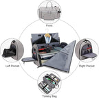 Convertible Garment Bag with Toiletry Bag, Modoker Carry on Garment Duffel Bag - Image 3
