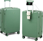 Hard Shell Suitcases Travel Expandable Luggage, 24 Inch Check in Luggage by HanTrip