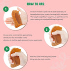 Arrozon Birthing Comb for Labor and Delivery - Wooden Comb for Pregnancy Contractions and Pain Relief