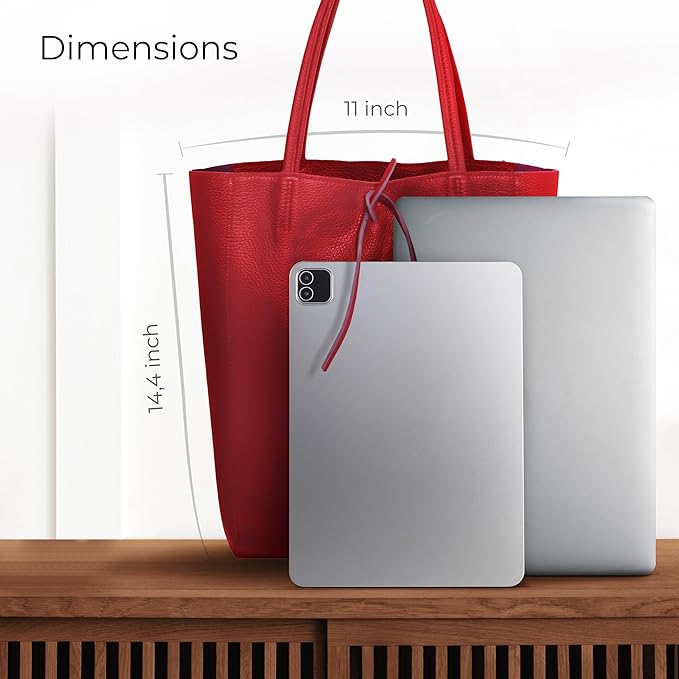 Italian Calf Leather Tote for Women - Image 2