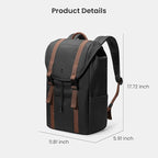 tomtoc Flap Laptop Backpack, Lightweight, Water-Resistant Casual Daypack - Image 9