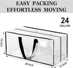 4 Pcs 24 Gallon Large Moving Bags - Image 2