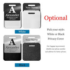 Stainless Steel Personalized Luggage Tags - Image 3