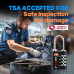 Forge Dual-Opening: Key or Combination Access Lock, TSA Approved Locks - Image 2