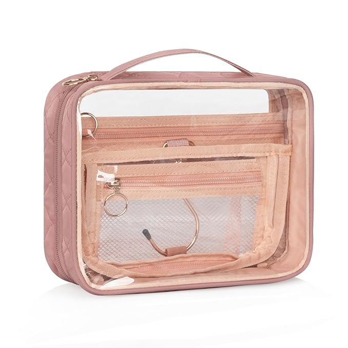 Clear Cosmetic Bags, Hanging Toiletry Bag - Image 7