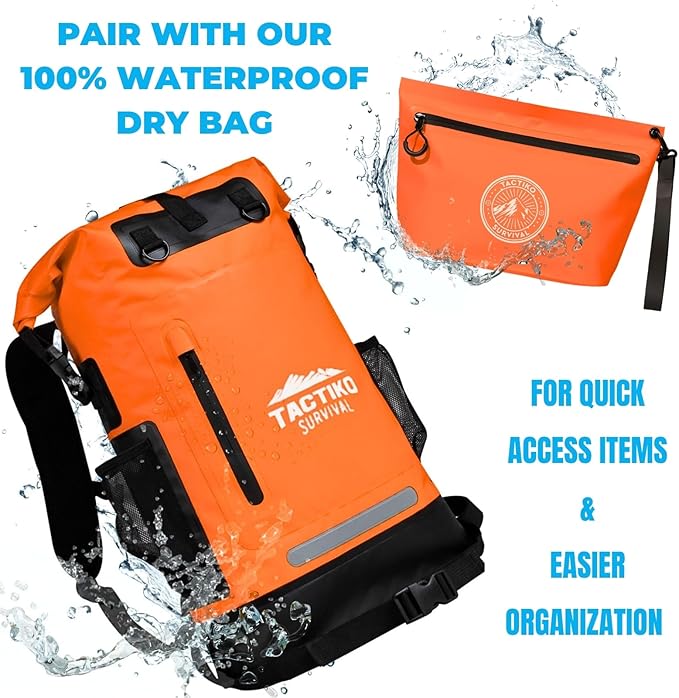 Tactiko Heavy-Duty Splash Water Resistant Zipper Pouches - 3L Hold-All - Image 8