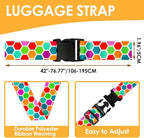 Adjustable Travel Luggage Strap Suitcase Belt Travel Bag Accessories 1.96 in W - Image 2