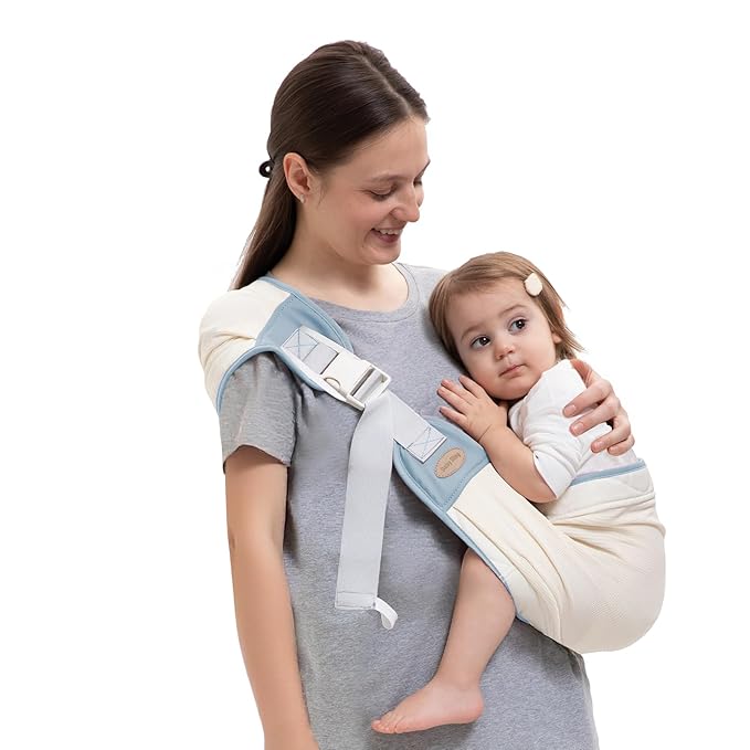 Baby Carrier Newborn to Toddler, Baby Sling Carrier, Toddler Carrier 25-60 lbs by EasyParentingAlwaysTogether