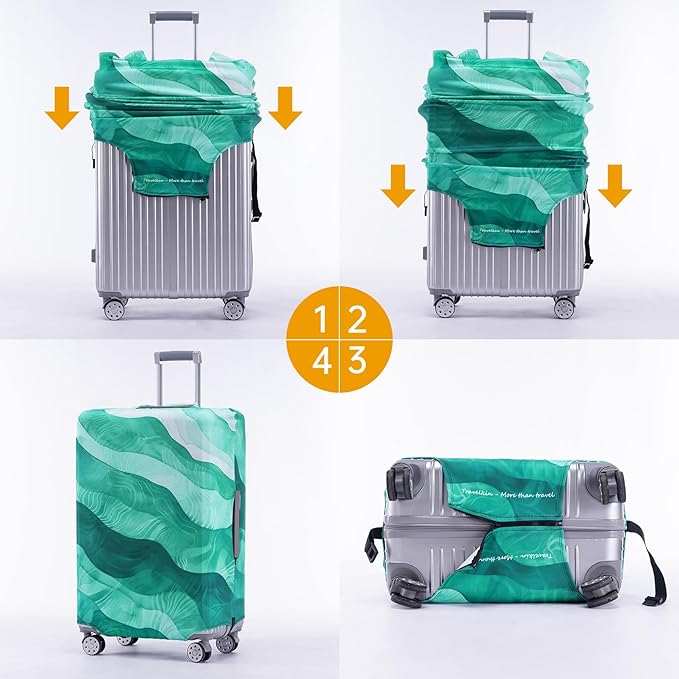 Travelkin Luggage Covers For Suitcase Tsa Approved, Suitcase Cover Protector - Image 7