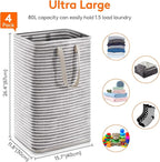 Lifewit 4 Pack Laundry Hamper Large Collapsible Laundry Baskets, Freestanding - Image 3