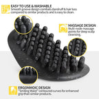 Wave Pomade Hair Twist Sponge Brush Twist Styler for Black Men, Washable Afro Curl Sponge Racket for Barbers & Daily Use, Ideal for Curly, Rubber Large Tooth Brush Hair Pomade Styling Set