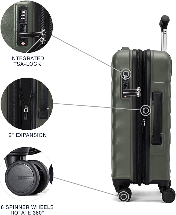 Travelpro Maxlite Air V2 Hardside Expandable Checked Luggage, 8 Spinner Wheels - Image 4