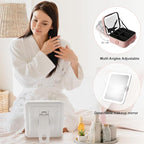 Mocado Travel Makeup Bag with LED Lighted Mirror, Travel Makeup Organizer - Image 5