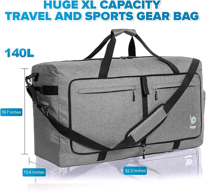 Bago Big XXL Foldable Duffel Bags - Image 6