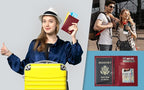 Personalized Monogrammed Red Leather RFID Passport Wallet - Image 8