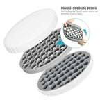 PARAO-Silicone Curling Brush,Magic Wave Afro Comb,Two Sides InterchangeTwist Tool,Hair Curler Brush For Men Women Boy Girl,2-Piece Set（Gray）