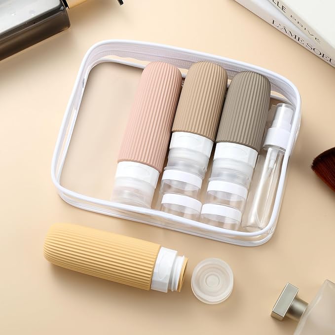 16 Pack Travel Bottles Set, TSA Approved Leak Proof Silicone Squeezable - Image 5