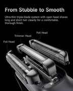 Laifen P3 Pro 3-Blade Electric Shaver, Dual Linear High-Speed Motors 12 - Image 3