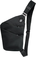 Anti-Theft Crossbody Sling Bag Unisex Slim Water Resistant Shoulder Bag Outdoor by Carfany