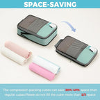 BAGAIL 4 Set/6 Set/8 Set Compression Packing Cubes Travel Accessories - Image 5