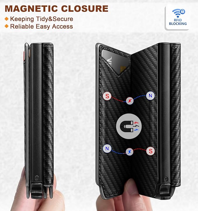 BULLIANT Men Wallet Leather Wallet Card Holders Money Clip - Image 3