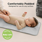 KeaBabies Portable Diaper Changing Pad, Easy Wipe Clean - Image 5