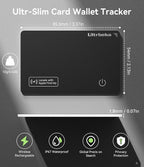 Ultra-Thin Air Tag Wallet Tracker Card 0.07in IP68 Waterproof Bluetooth Tracker - Image 2