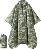 PTEROMY Hooded Rain Poncho for Adult by PTEROMY