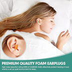 200 Pairs Earplugs for Noise Cancelling Individual Bagged Foam EarPlugs for - Image 2