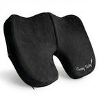 Premium Slim Foldable Travel Seat Cushion (Black / Slim)