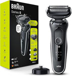 Braun Electric Razor for Men, Waterproof Foil Shaver, Series 5 5050cs, Wet & by Braun