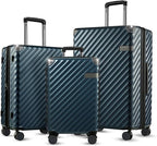 LUGGEX Luggage with Spinner Wheels, Polycarbonate Expandable Hard Shell Suitcase by LuggeXLUGGAGE
