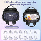 RUVALINO Diaper Bag Backpack, Large Capacity, Waterproof - Image 4