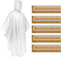 SaphiRose Disposable Rain Ponchos Emergency Clear Poncho by SaphiRose