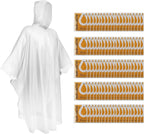 SaphiRose Disposable Rain Ponchos Emergency Clear Poncho by SaphiRose