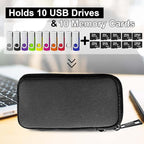 JBOS USB Flash Drive Case with 10 USB Drive Slots and 10 Memory Card Slots - Image 3