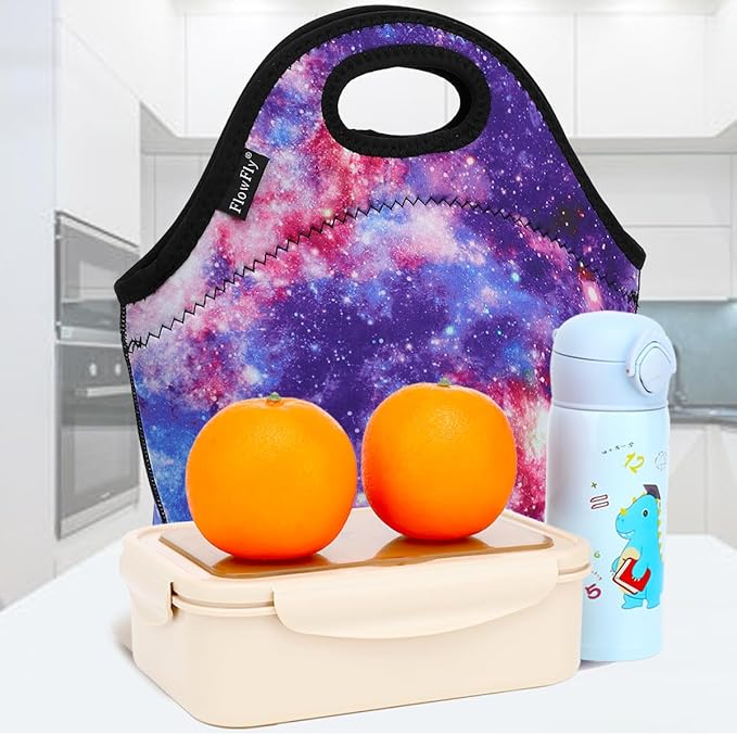 FlowFly Neoprene kids Lunch box Insulated Soft Bag Mini Cooler Thermal Meal - Image 7